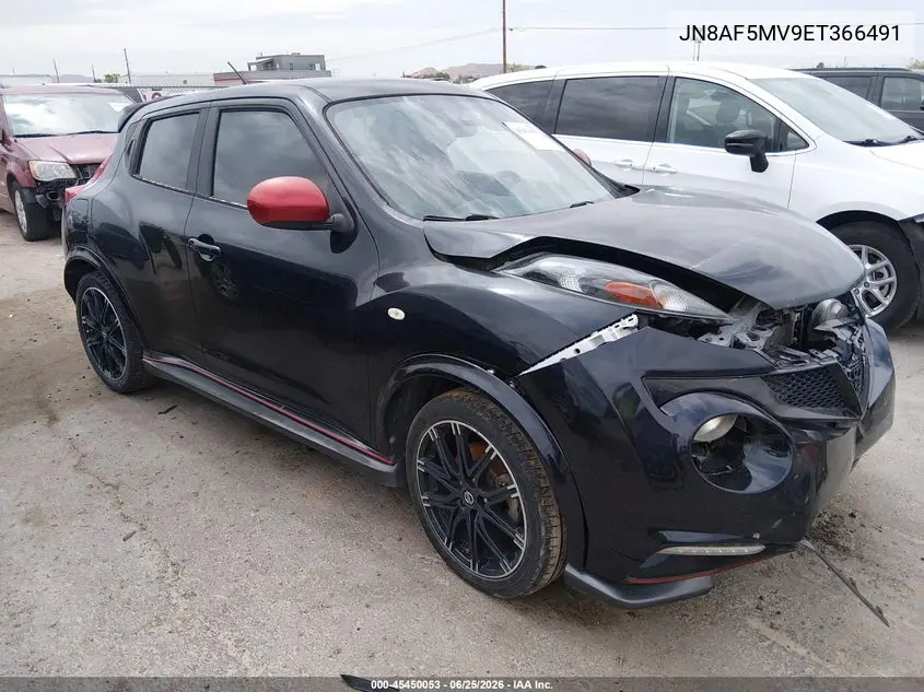 2014 Nissan Juke Nismo VIN: JN8AF5MV9ET366491 Lot: 45450053