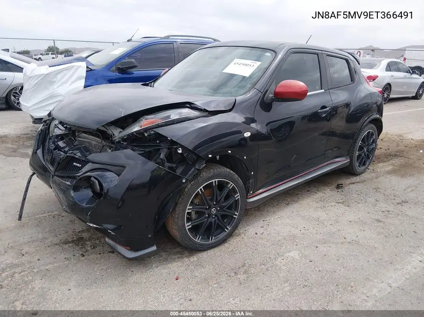 2014 Nissan Juke Nismo VIN: JN8AF5MV9ET366491 Lot: 45450053
