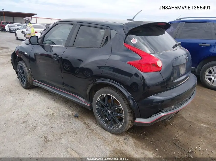 2014 Nissan Juke Nismo VIN: JN8AF5MV9ET366491 Lot: 45450053
