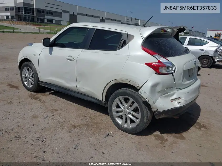 2014 Nissan Juke Sl VIN: JN8AF5MR6ET357833 Lot: 45477067
