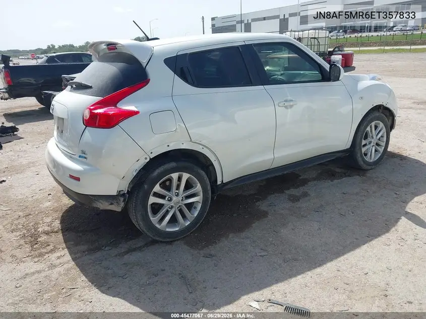 2014 Nissan Juke Sl VIN: JN8AF5MR6ET357833 Lot: 45477067