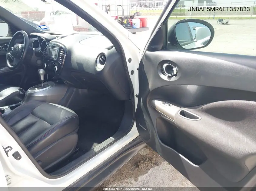 2014 Nissan Juke Sl VIN: JN8AF5MR6ET357833 Lot: 45477067