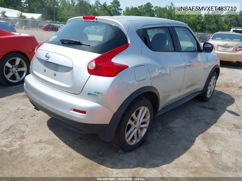 2014 Nissan Juke S VIN: JN8AF5MVXET483710 Lot: 45516493