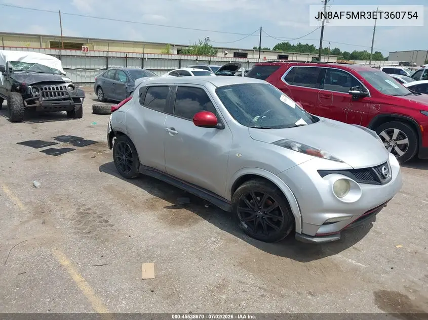 2014 Nissan Juke Nismo VIN: JN8AF5MR3ET360754 Lot: 45538670