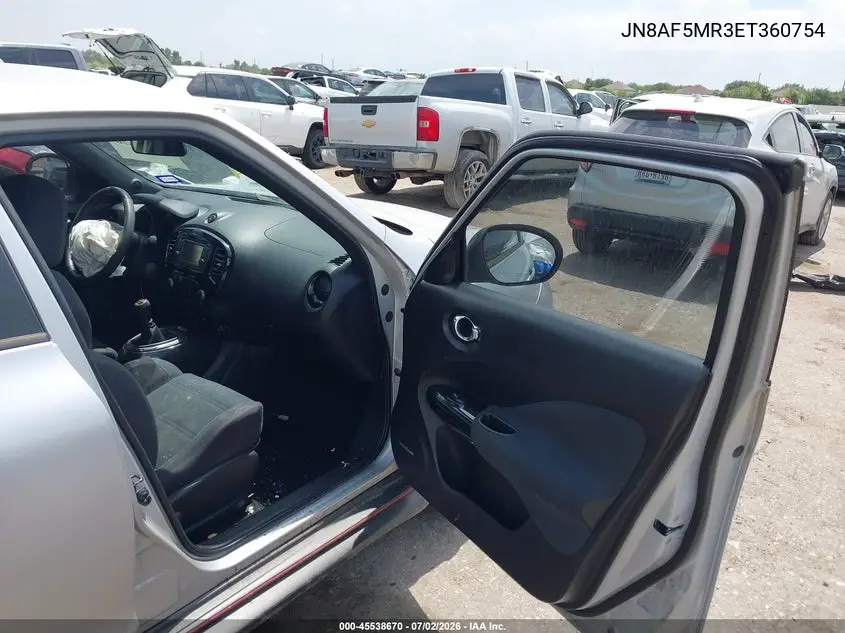 2014 Nissan Juke Nismo VIN: JN8AF5MR3ET360754 Lot: 45538670