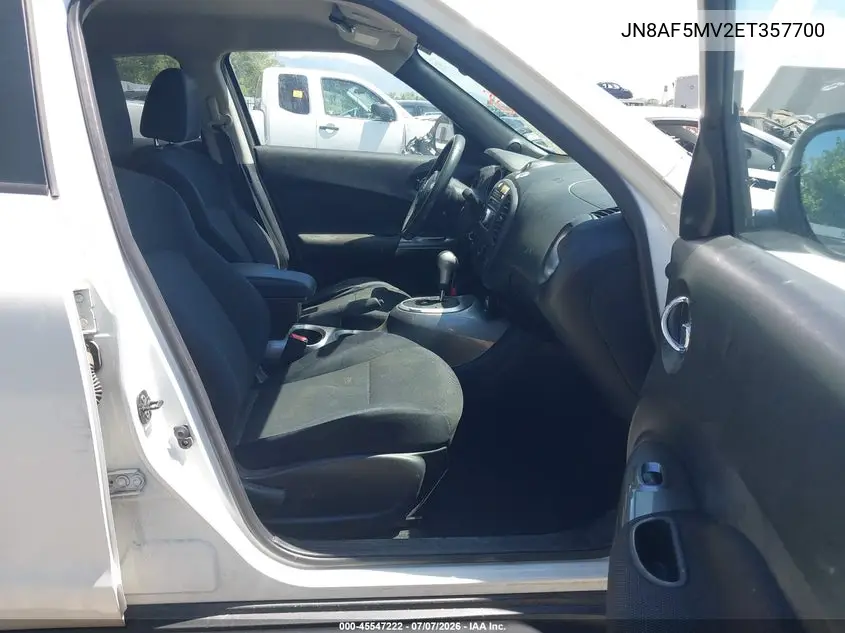 2014 Nissan Juke S VIN: JN8AF5MV2ET357700 Lot: 45547222