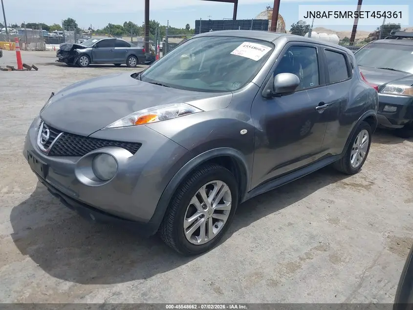 2014 Nissan Juke Nismo/S/Sl/Sv VIN: JN8AF5MR5ET454361 Lot: 45548662