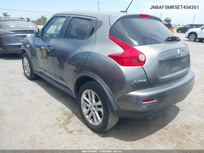 2014 Nissan Juke Nismo/S/Sl/Sv VIN: JN8AF5MR5ET454361 Lot: 45548662
