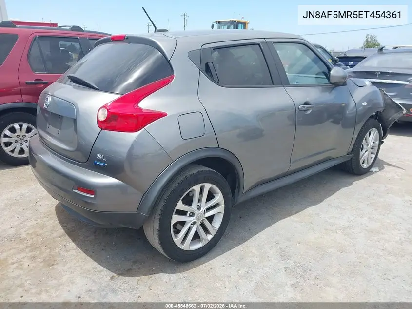 2014 Nissan Juke Nismo/S/Sl/Sv VIN: JN8AF5MR5ET454361 Lot: 45548662