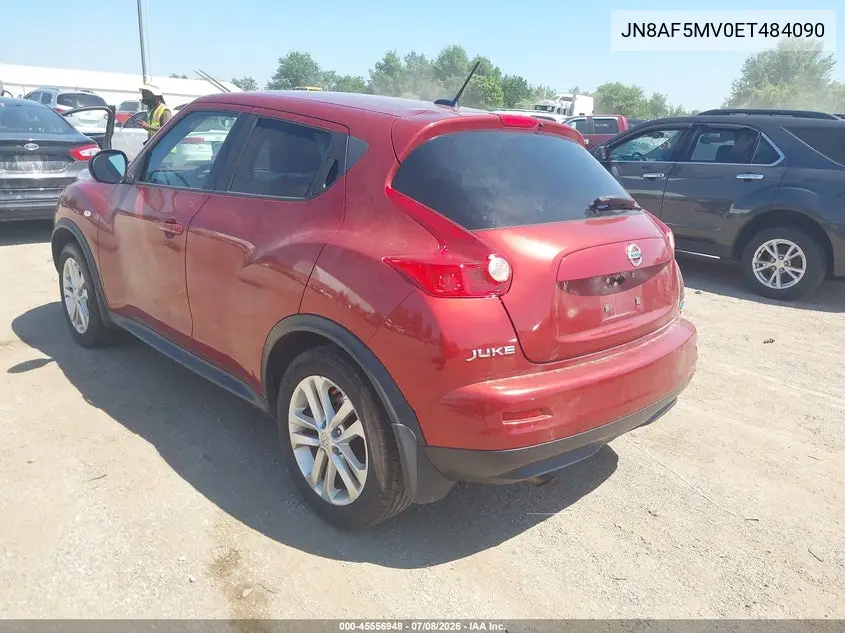 2014 Nissan Juke Sv VIN: JN8AF5MV0ET484090 Lot: 45556948