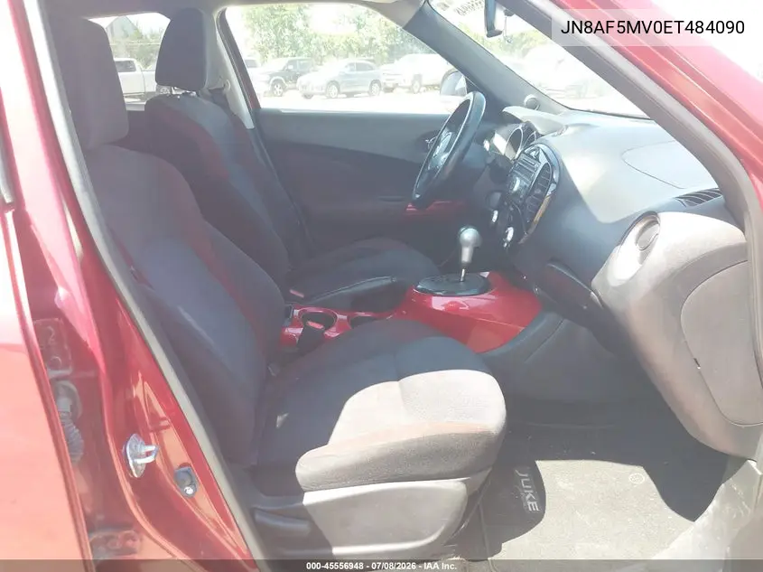 2014 Nissan Juke Sv VIN: JN8AF5MV0ET484090 Lot: 45556948