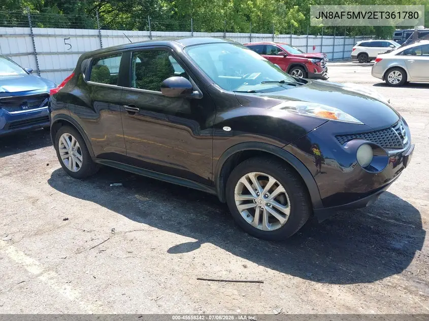 2014 Nissan Juke S VIN: JN8AF5MV2ET361780 Lot: 45558342