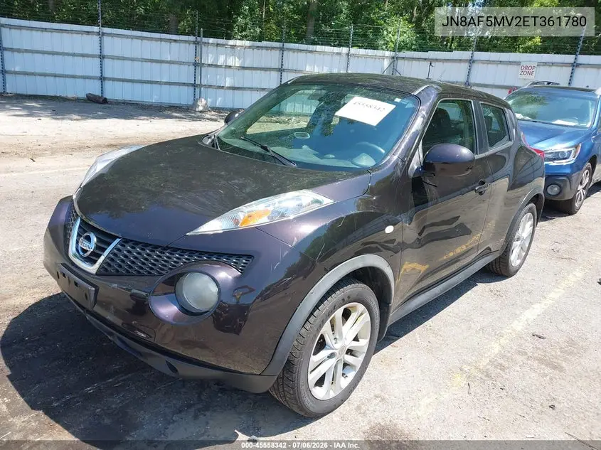 2014 Nissan Juke S VIN: JN8AF5MV2ET361780 Lot: 45558342
