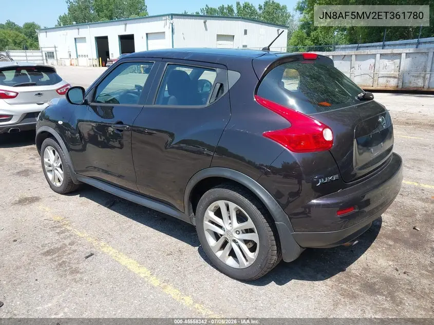 2014 Nissan Juke S VIN: JN8AF5MV2ET361780 Lot: 45558342