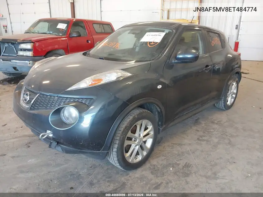 2014 Nissan Juke Sv VIN: JN8AF5MV8ET484774 Lot: 45560896