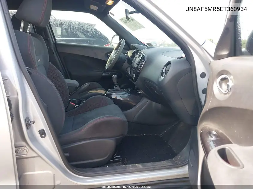 2014 Nissan Juke Nismo VIN: JN8AF5MR5ET360934 Lot: 45585904