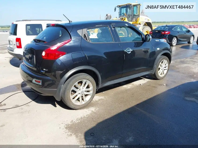 2014 Nissan Juke S VIN: JN8AF5MVXET484467 Lot: 45587610