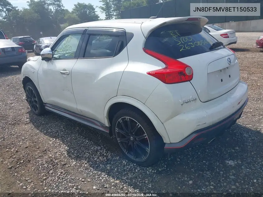 2014 Nissan Juke Nismo Rs VIN: JN8DF5MV8ET150533 Lot: 45604202