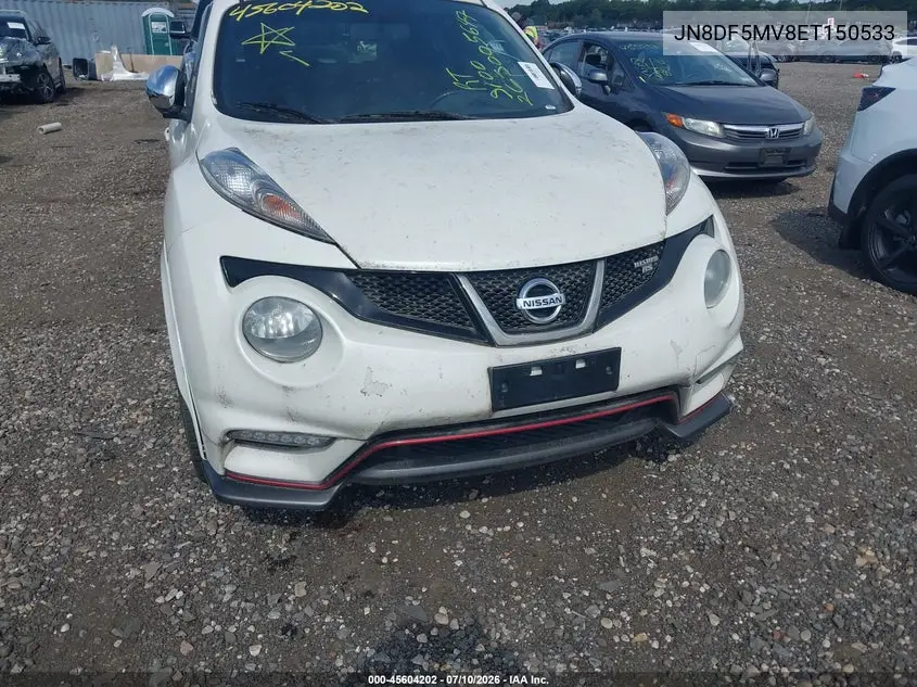 2014 Nissan Juke Nismo Rs VIN: JN8DF5MV8ET150533 Lot: 45604202
