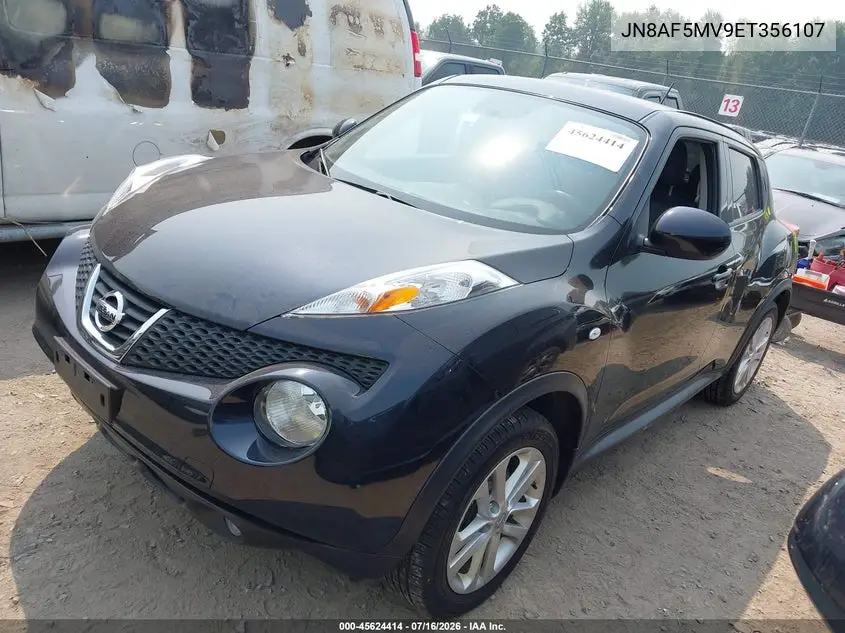 2014 Nissan Juke Sl VIN: JN8AF5MV9ET356107 Lot: 45624414