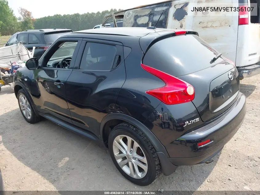 2014 Nissan Juke Sl VIN: JN8AF5MV9ET356107 Lot: 45624414