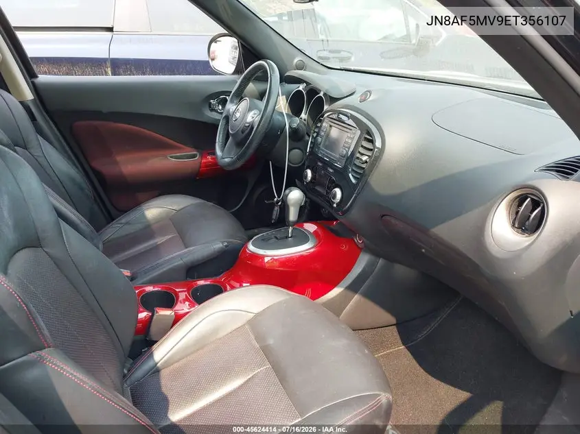 2014 Nissan Juke Sl VIN: JN8AF5MV9ET356107 Lot: 45624414