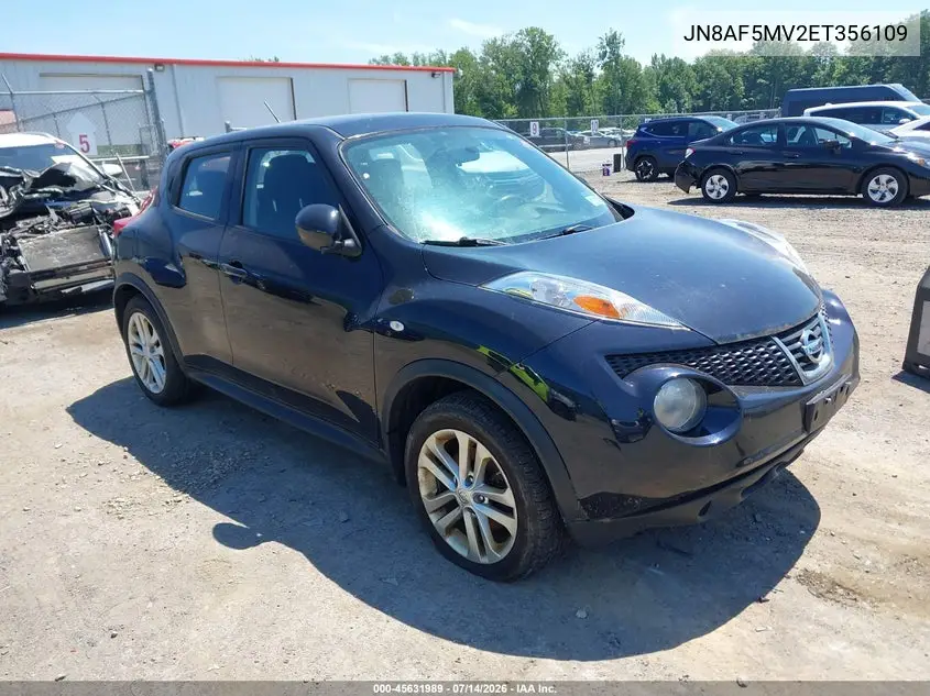 2014 Nissan Juke S VIN: JN8AF5MV2ET356109 Lot: 45631989