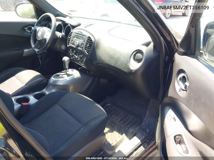 2014 Nissan Juke S VIN: JN8AF5MV2ET356109 Lot: 45631989