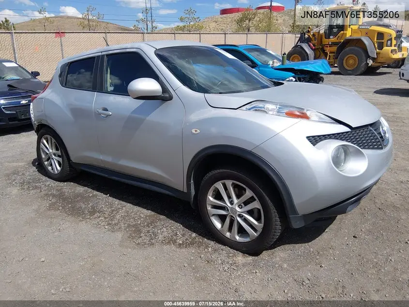 2014 Nissan Juke Sl VIN: JN8AF5MV6ET355206 Lot: 45639959