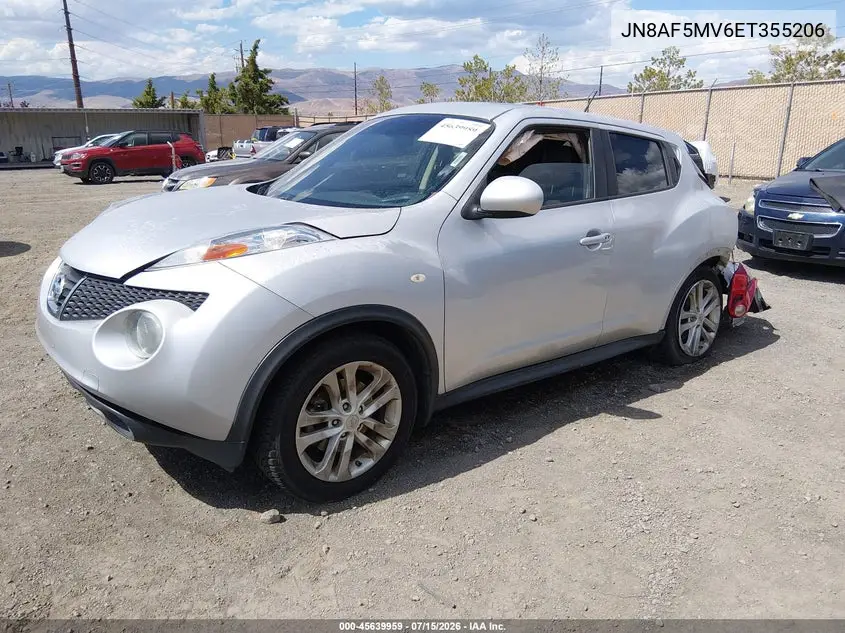 2014 Nissan Juke Sl VIN: JN8AF5MV6ET355206 Lot: 45639959