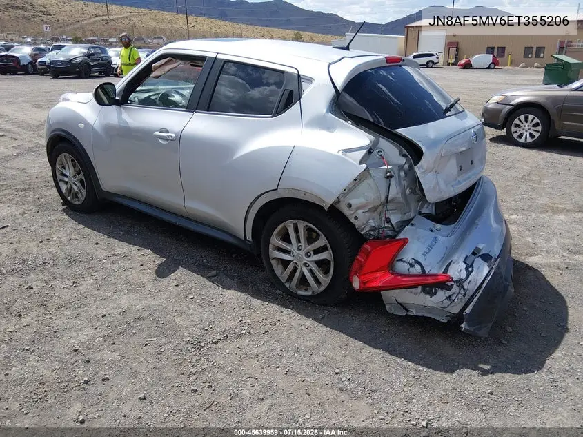 2014 Nissan Juke Sl VIN: JN8AF5MV6ET355206 Lot: 45639959