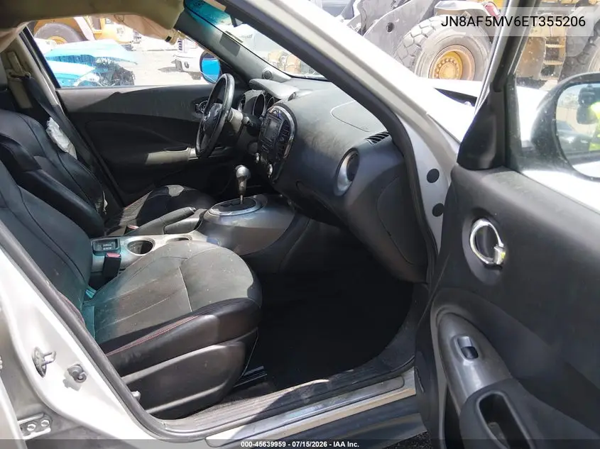 2014 Nissan Juke Sl VIN: JN8AF5MV6ET355206 Lot: 45639959