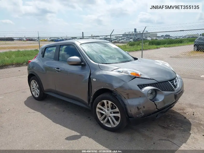 2014 Nissan Juke S VIN: JN8AF5MV9ET355135 Lot: 45675762
