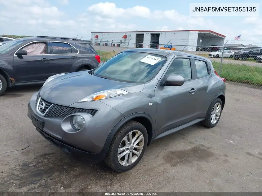 2014 Nissan Juke S VIN: JN8AF5MV9ET355135 Lot: 45675762