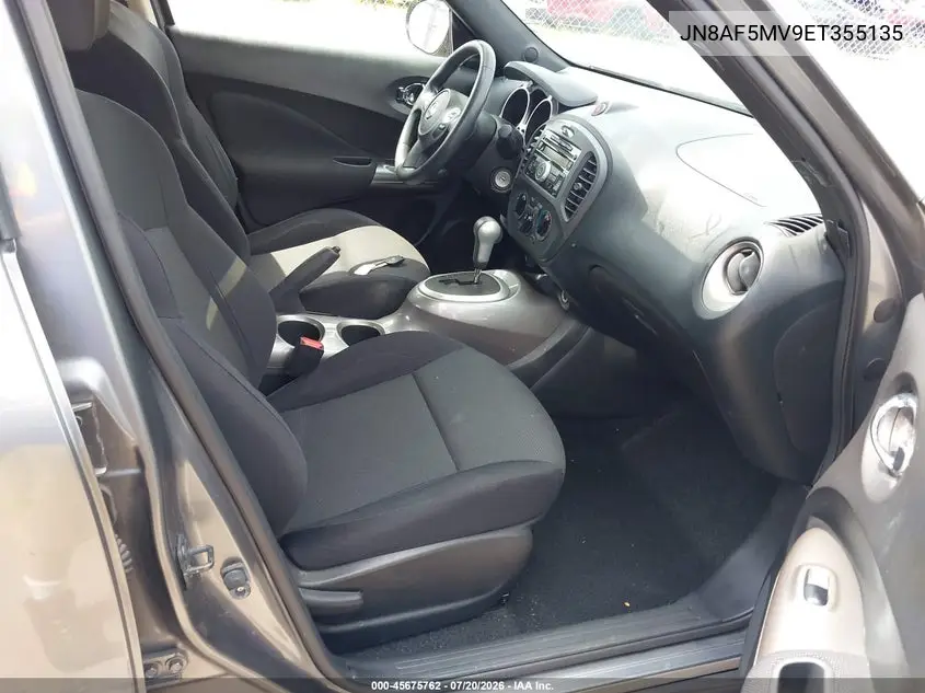2014 Nissan Juke S VIN: JN8AF5MV9ET355135 Lot: 45675762