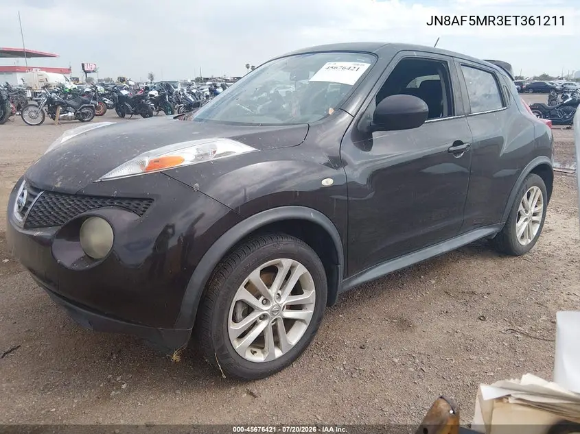 2014 Nissan Juke Sv VIN: JN8AF5MR3ET361211 Lot: 45676421