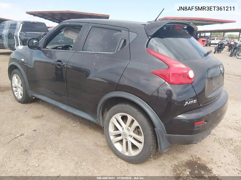 2014 Nissan Juke Sv VIN: JN8AF5MR3ET361211 Lot: 45676421
