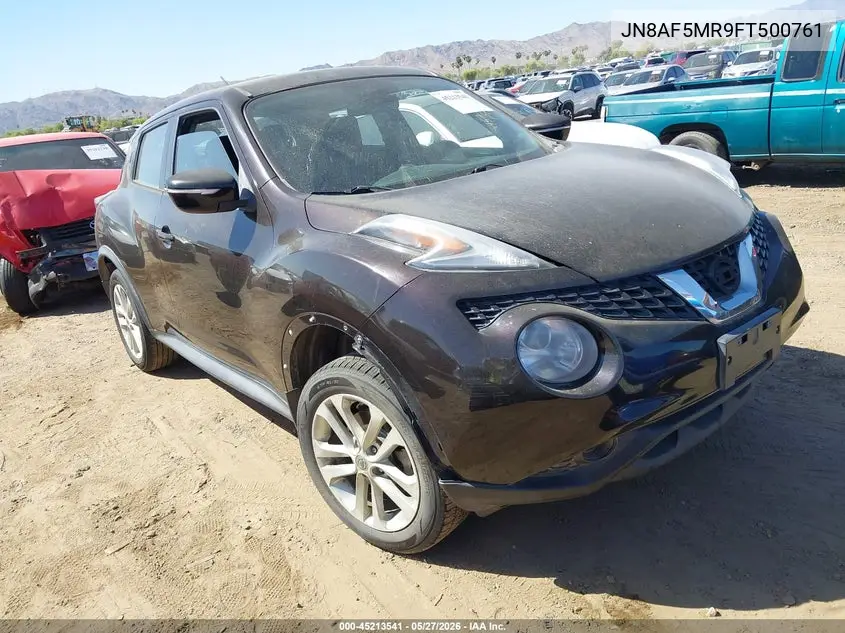 2015 Nissan Juke S VIN: JN8AF5MR9FT500761 Lot: 45213541