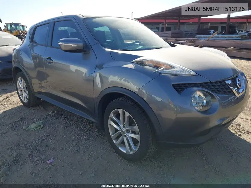 2015 Nissan Juke S VIN: JN8AF5MR4FT513126 Lot: 45247383