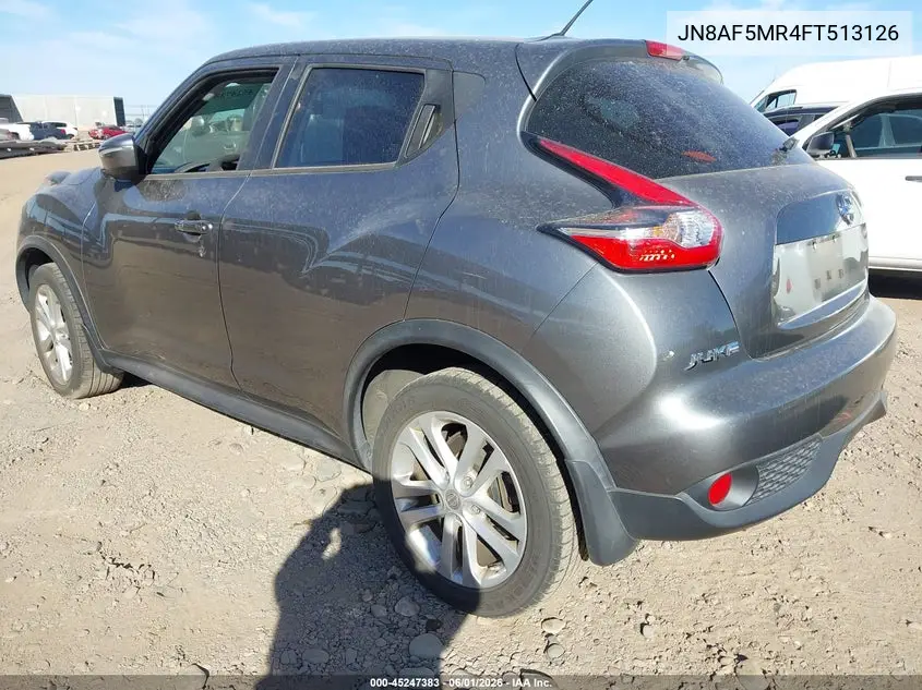 2015 Nissan Juke S VIN: JN8AF5MR4FT513126 Lot: 45247383