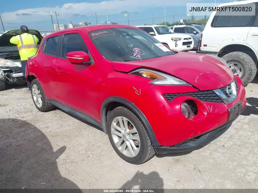 2015 Nissan Juke Sv VIN: JN8AF5MRXFT500820 Lot: 45248265