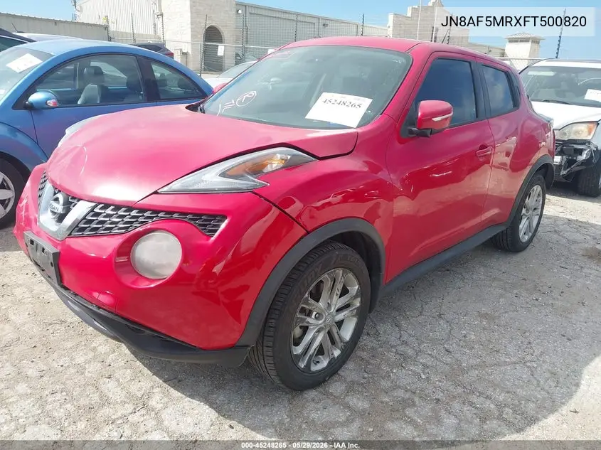 2015 Nissan Juke Sv VIN: JN8AF5MRXFT500820 Lot: 45248265
