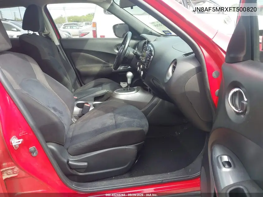 2015 Nissan Juke Sv VIN: JN8AF5MRXFT500820 Lot: 45248265