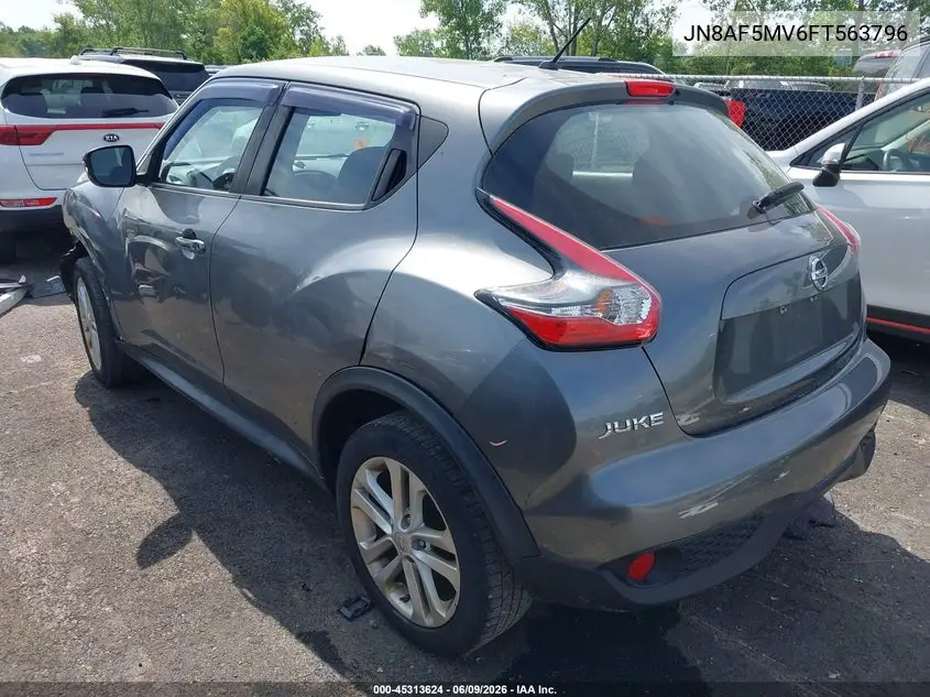 2015 Nissan Juke Nismo/S/Sl/Sv VIN: JN8AF5MV6FT563796 Lot: 45313624