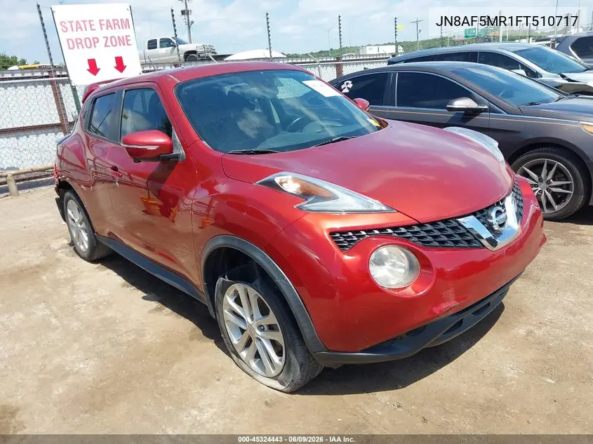 2015 Nissan Juke Sv VIN: JN8AF5MR1FT510717 Lot: 45324443