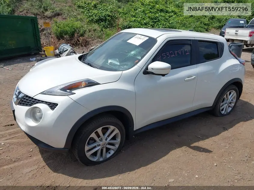 2015 Nissan Juke Sl VIN: JN8AF5MVXFT559296 Lot: 45328472