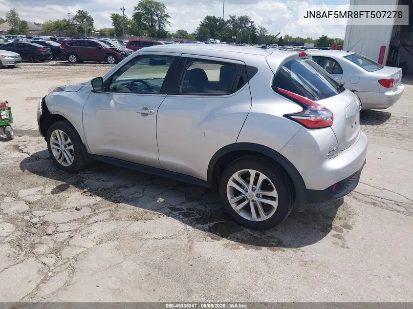 2015 Nissan Juke S VIN: JN8AF5MR8FT507278 Lot: 45335347