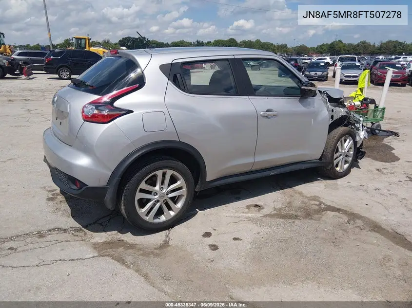 2015 Nissan Juke S VIN: JN8AF5MR8FT507278 Lot: 45335347