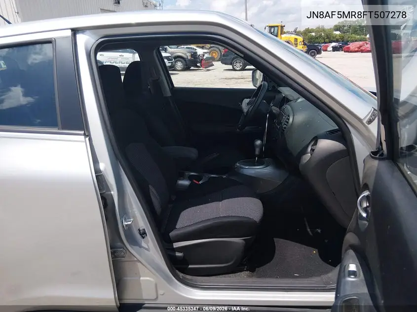 2015 Nissan Juke S VIN: JN8AF5MR8FT507278 Lot: 45335347