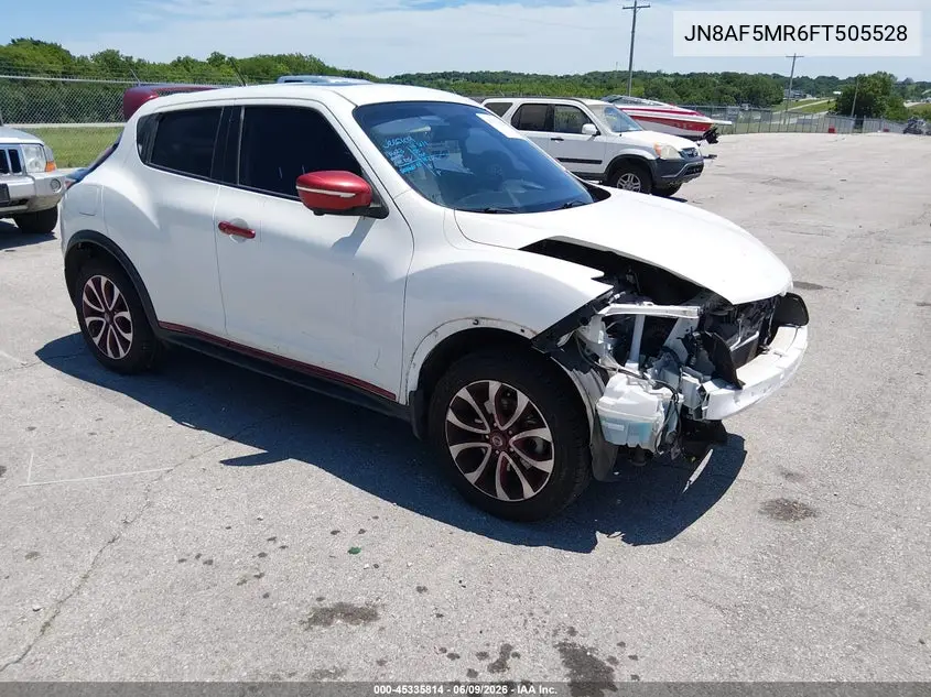 2015 Nissan Juke Sl VIN: JN8AF5MR6FT505528 Lot: 45335814
